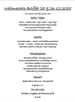 Weihnachtsbuffet in der FINCA Hannover
